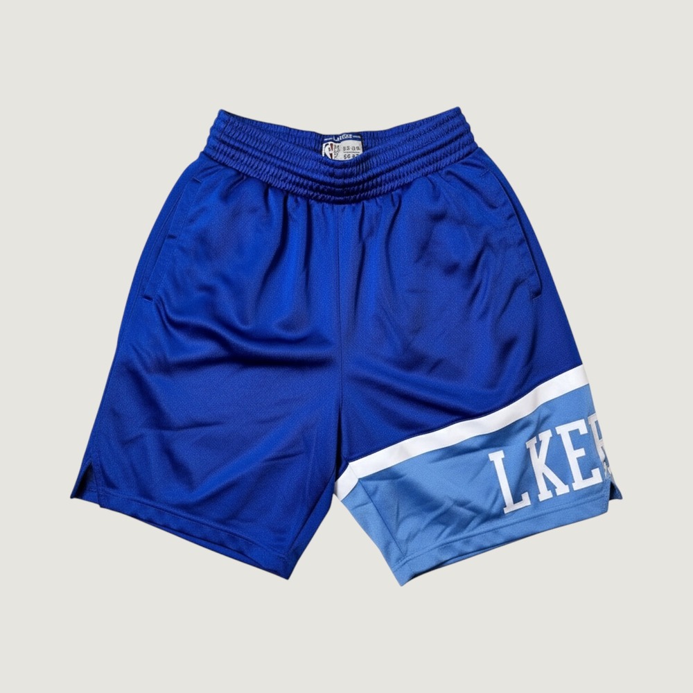 Mitchell & Ness Los Angeles Lakers Shorts Blue Hardwood Classics Mens Small